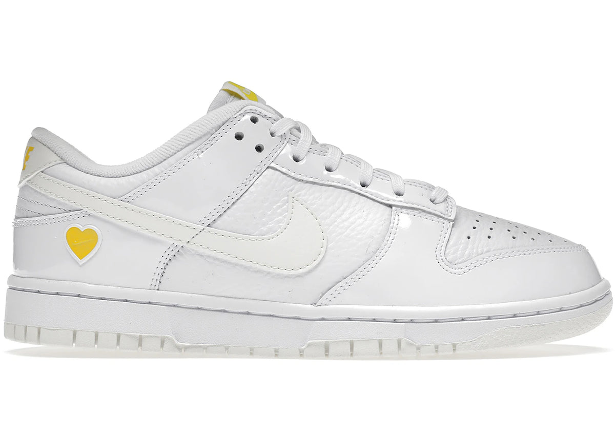 Nike Dunk Low Valentine's Day Yellow Heart (Women's) used missing box lid