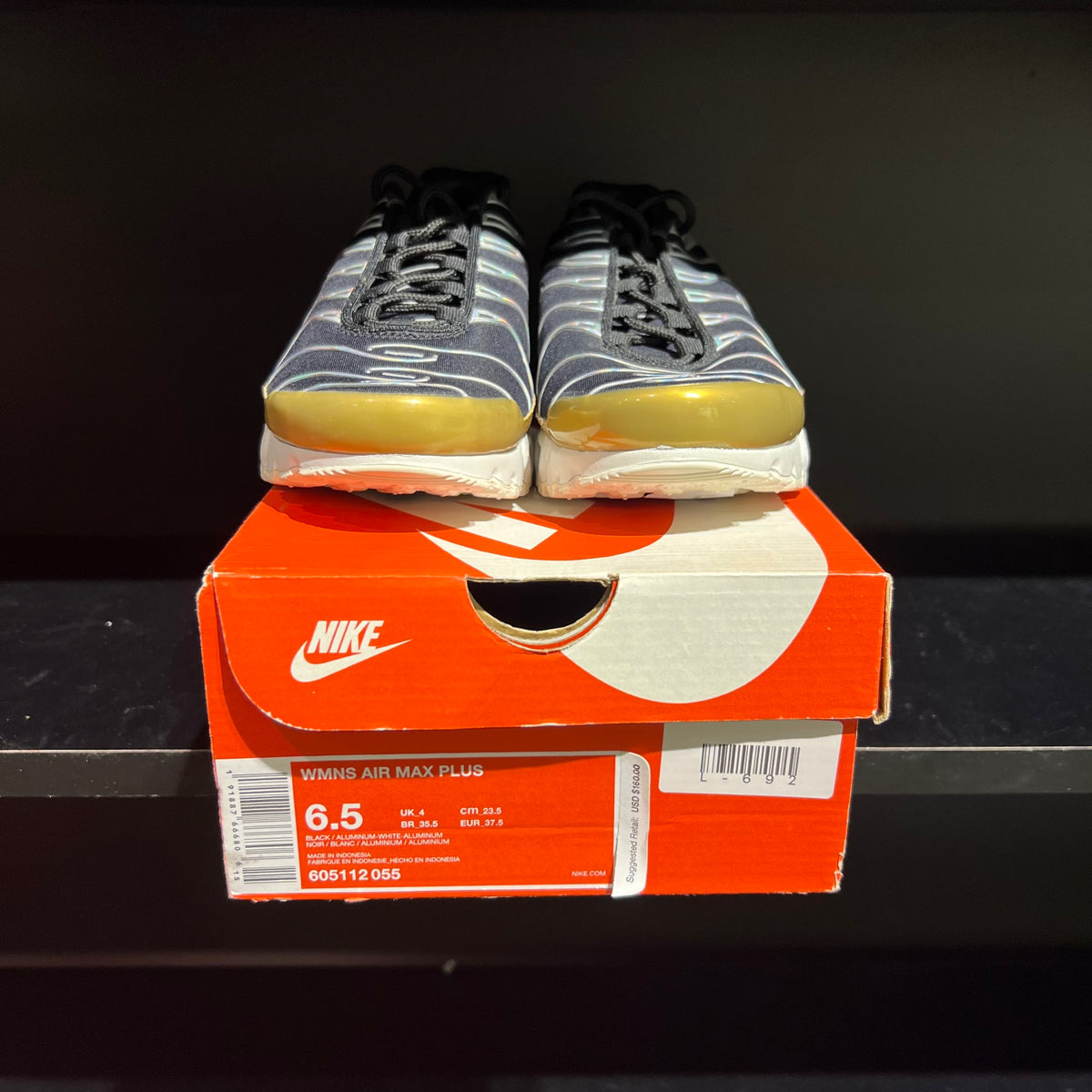 Nike Air Max Plus Black Aluminum (Women's) used