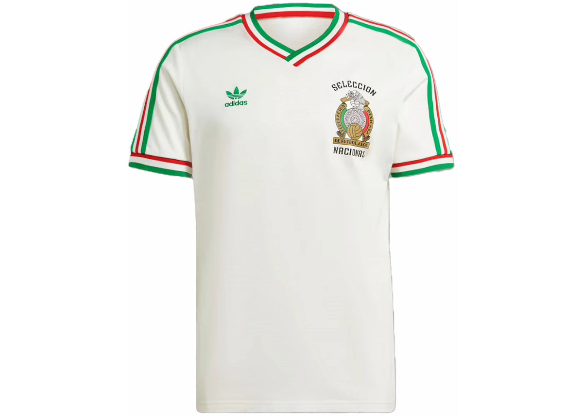 adidas Mexico 1985 Away Jersey (Asia Sizing) Cloud White