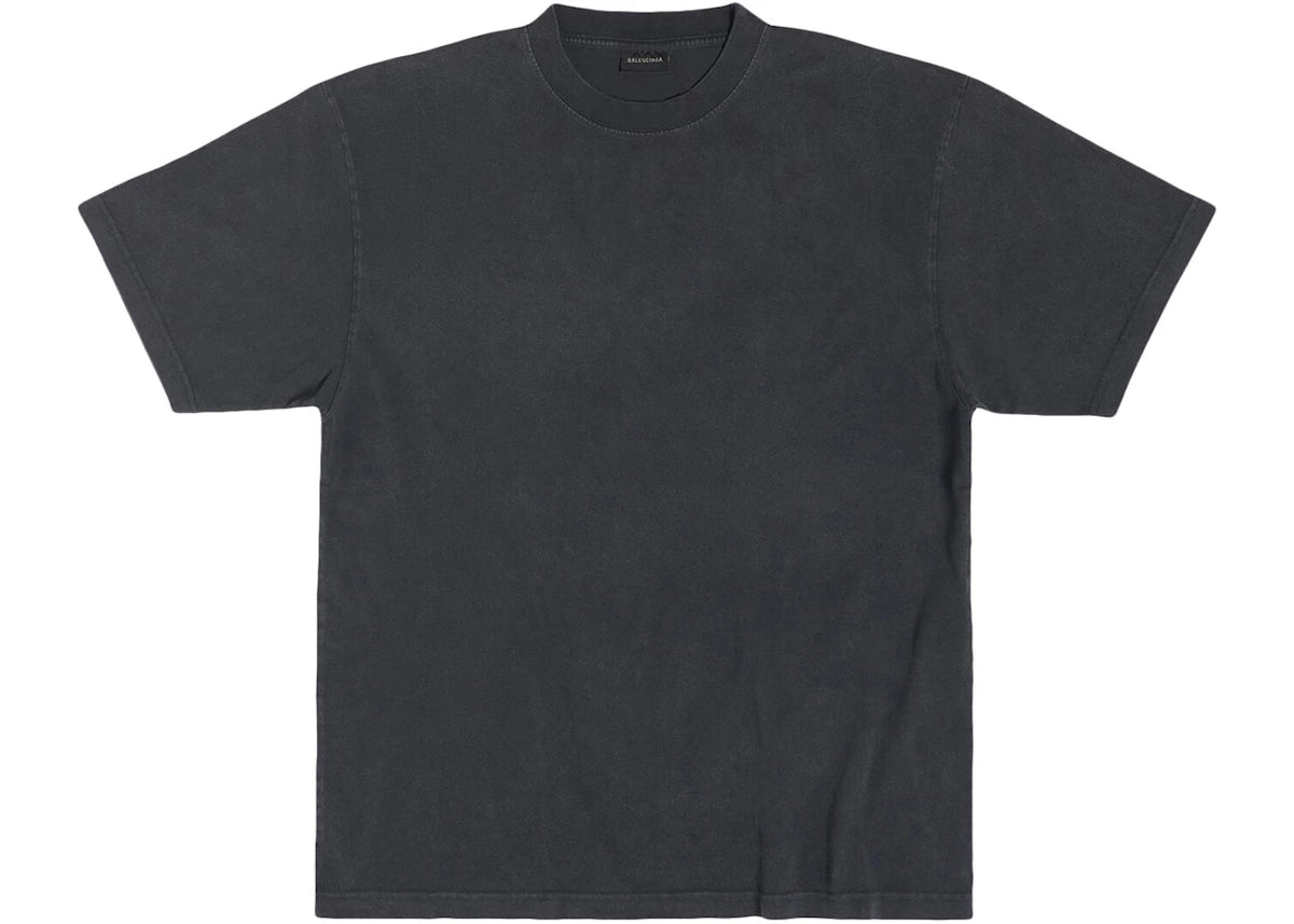 Balenciaga Back Large Fit T-shirt Black