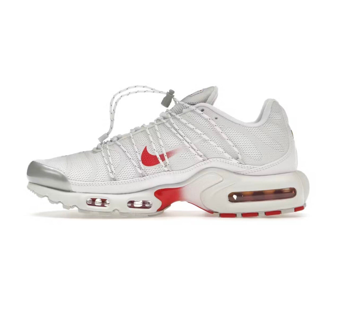 Nike Air Max Plus Lace Utility White University Red (Women's)