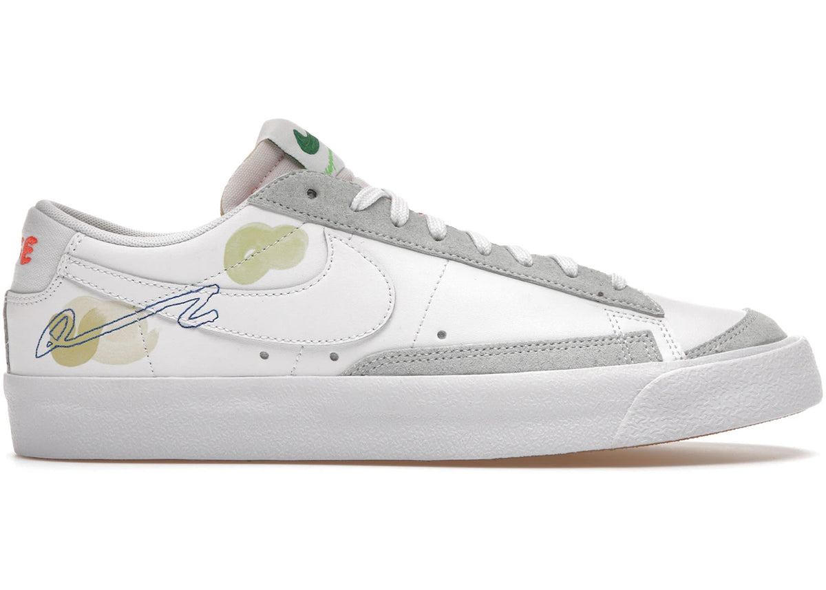 Nike Blazer Low 77 Flyleather Mayumi Yamase White