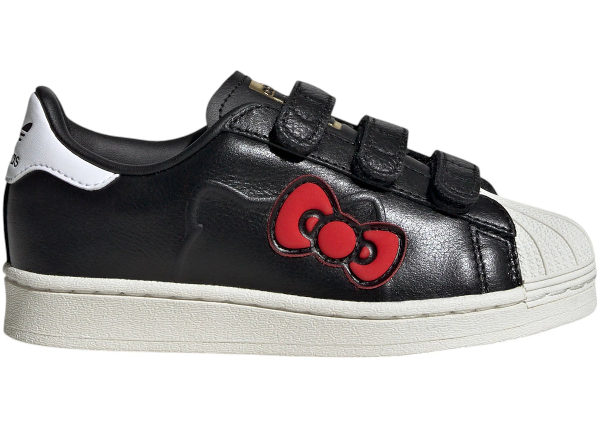 adidas Superstar Comfort Closure Hello Kitty Core Black Cloud White Red (PS)
