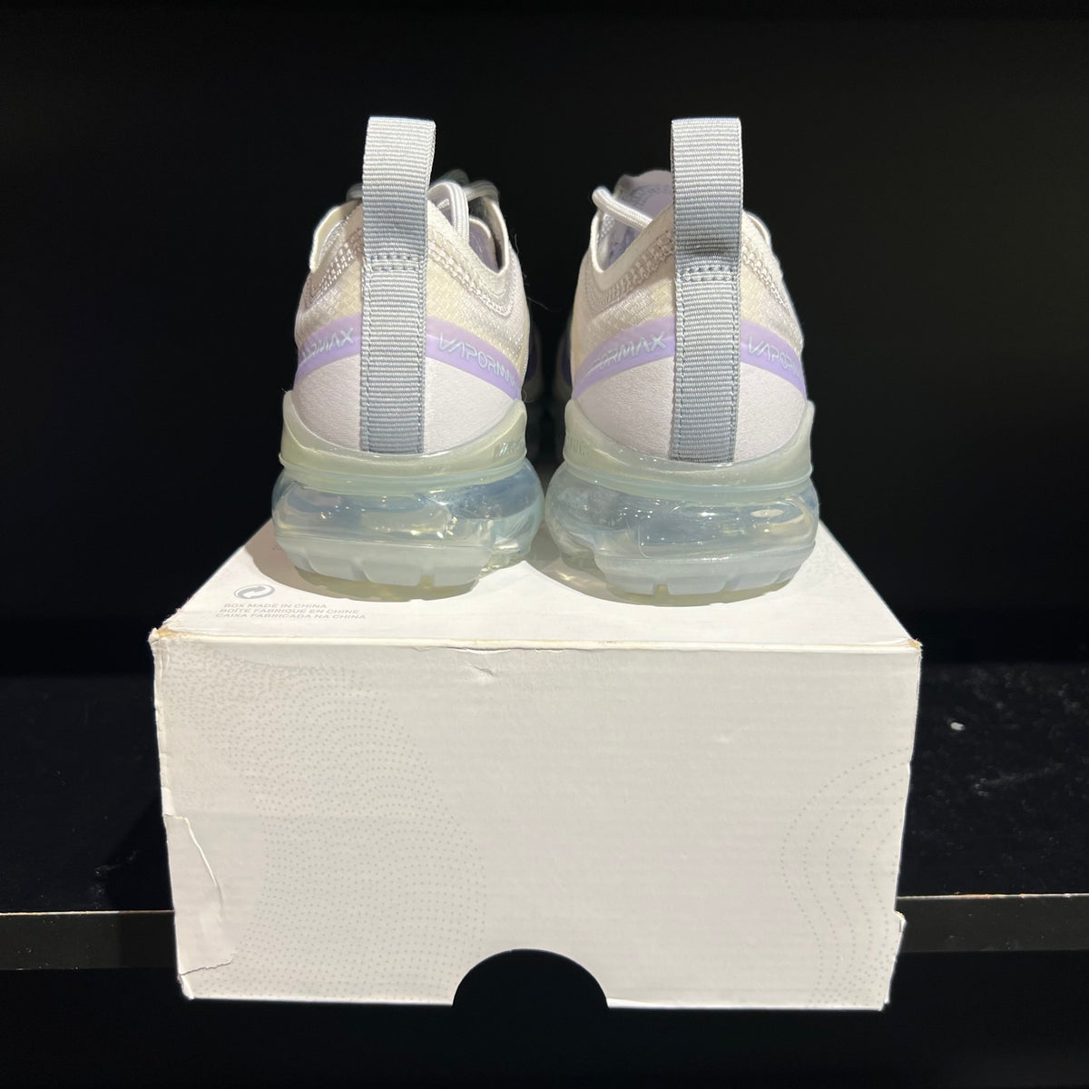 Nike Air VaporMax 2019 SE Vast Grey Purple Agate (Women's) Missing lid