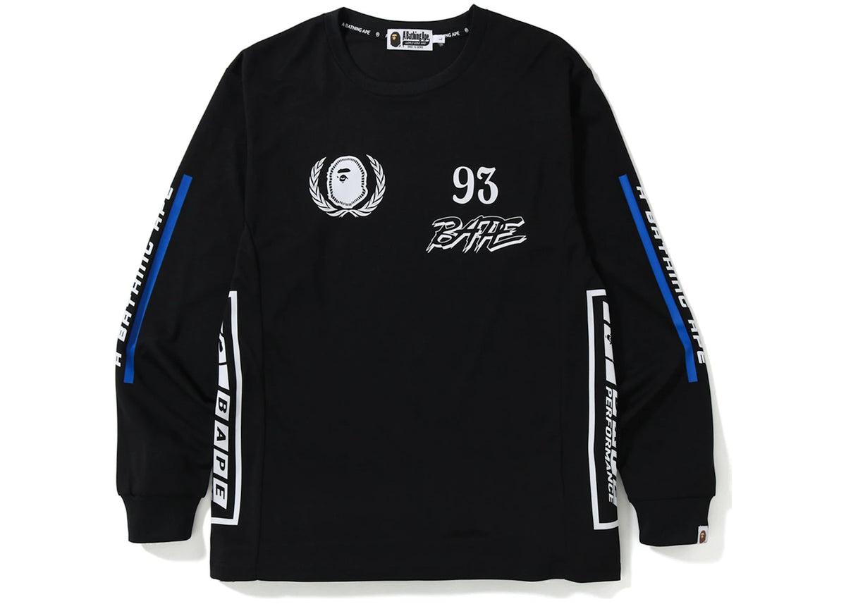 BAPE Motor Sport L/S Tee Black