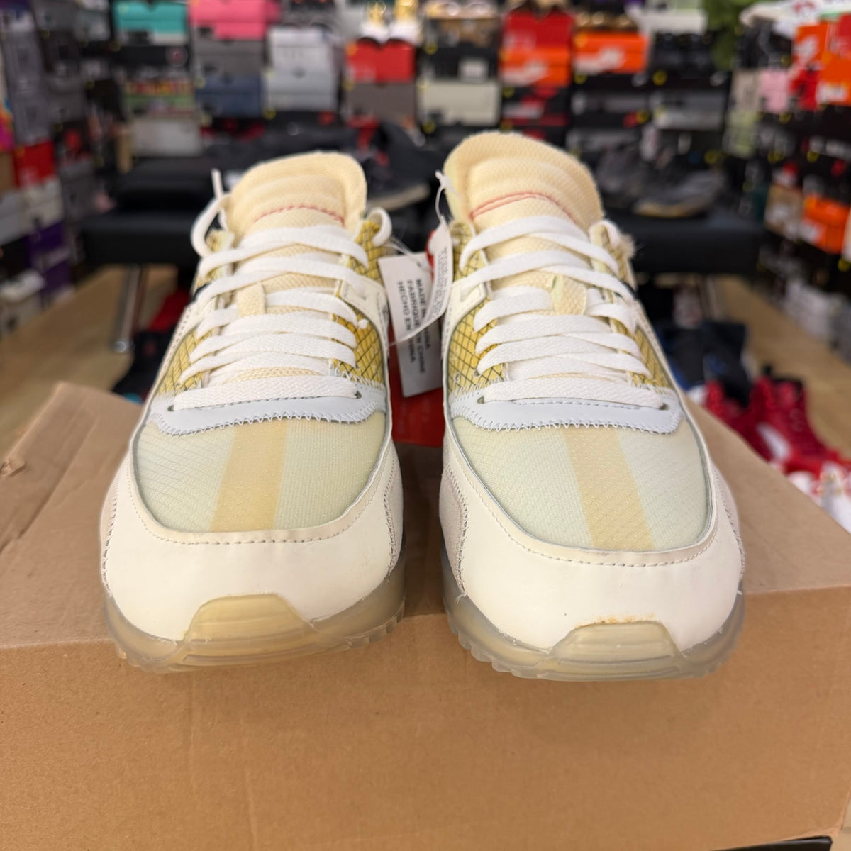 Nike Air Max 90 Off-White (New but yellowing)
