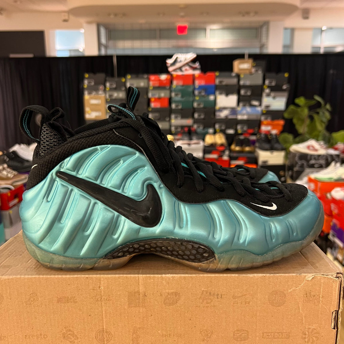 Nike Air Foamposite Pro Electric Blue used