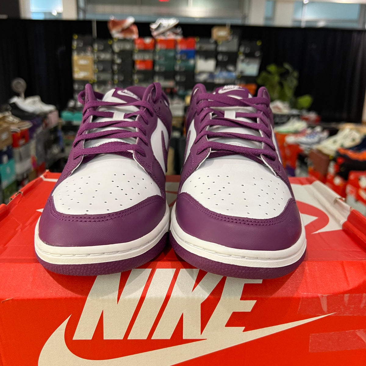 Nike Dunk Low White Viotech used damaged box 