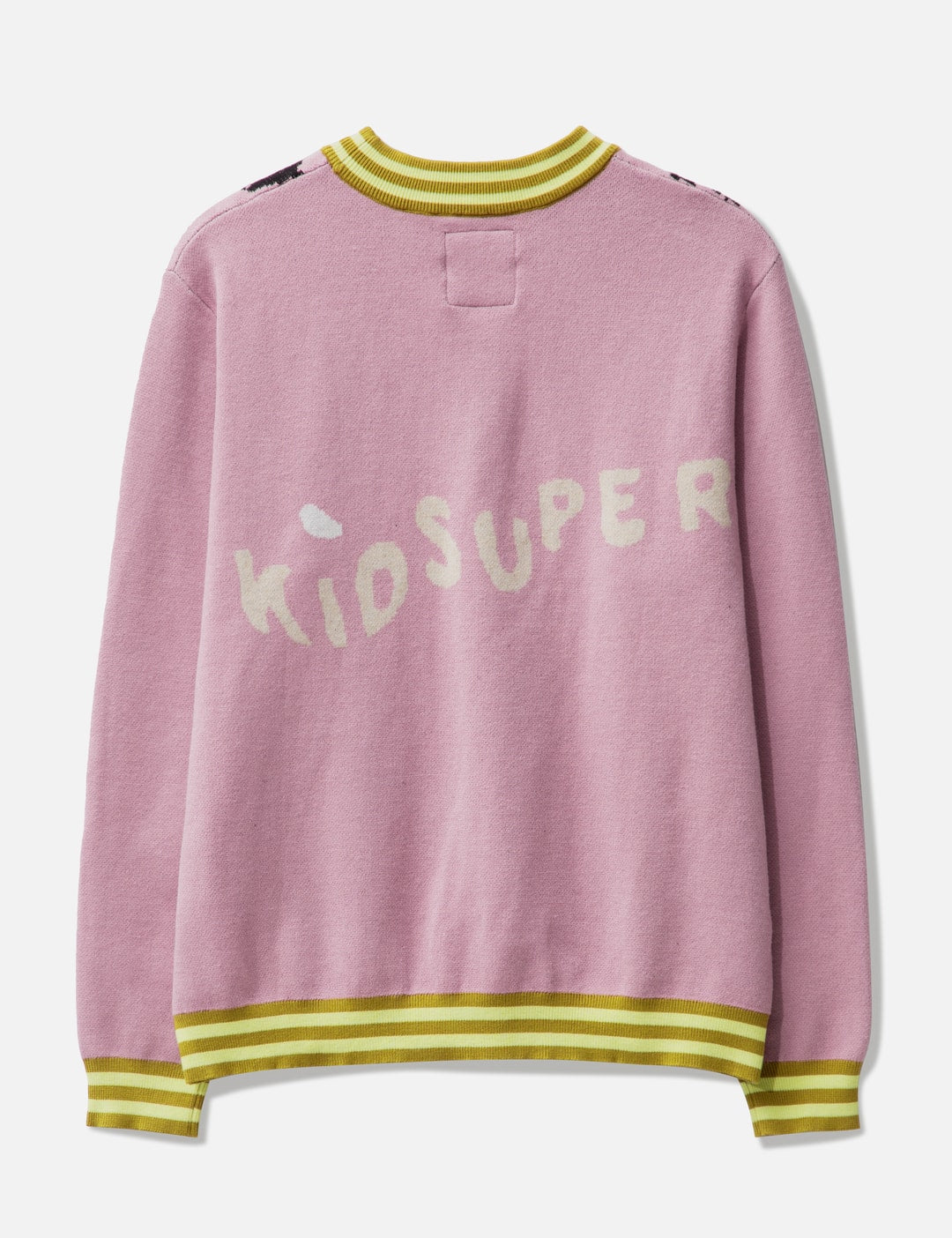 KidSuper Face Knit Sweater Pink Sz L