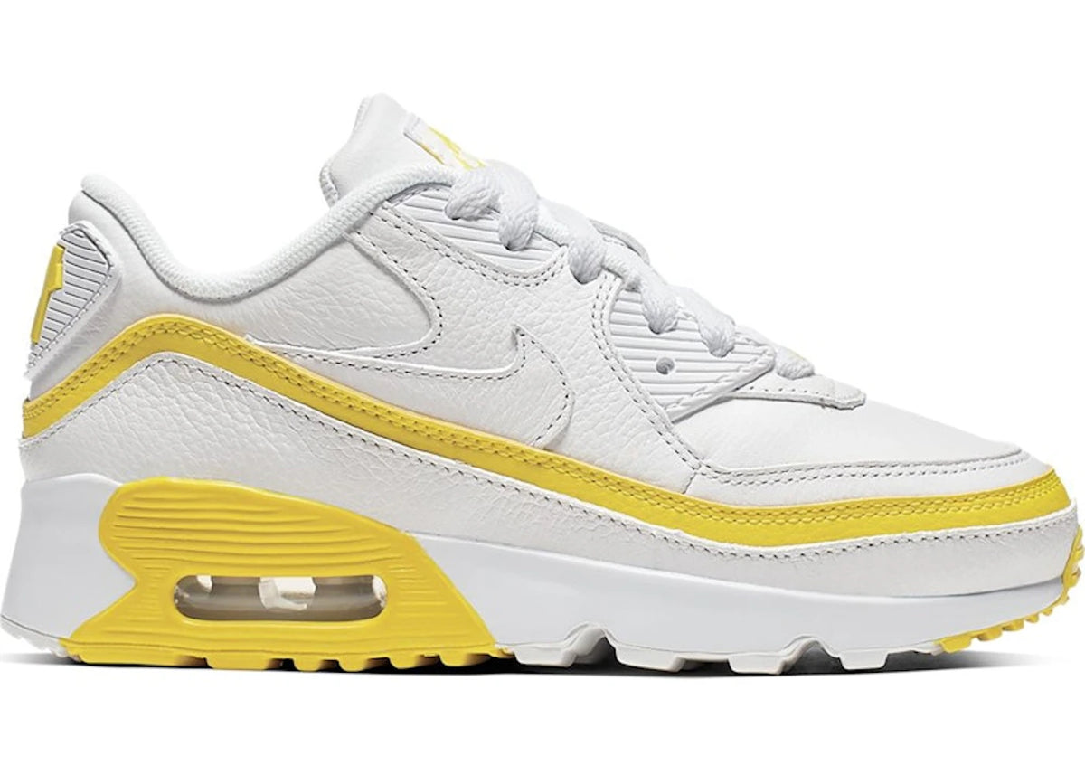 Nike Air Max 90 Undefeated White Opti Yellow (PS)