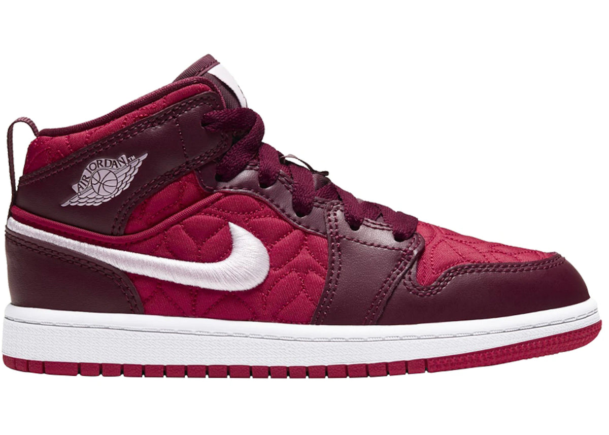 Jordan 1 Mid Red Quilt (PS)