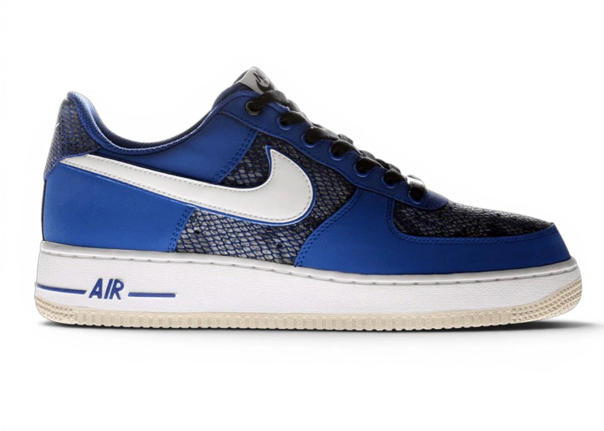 Nike Air Force 1 Low Game Royal Blue Snakeskin
