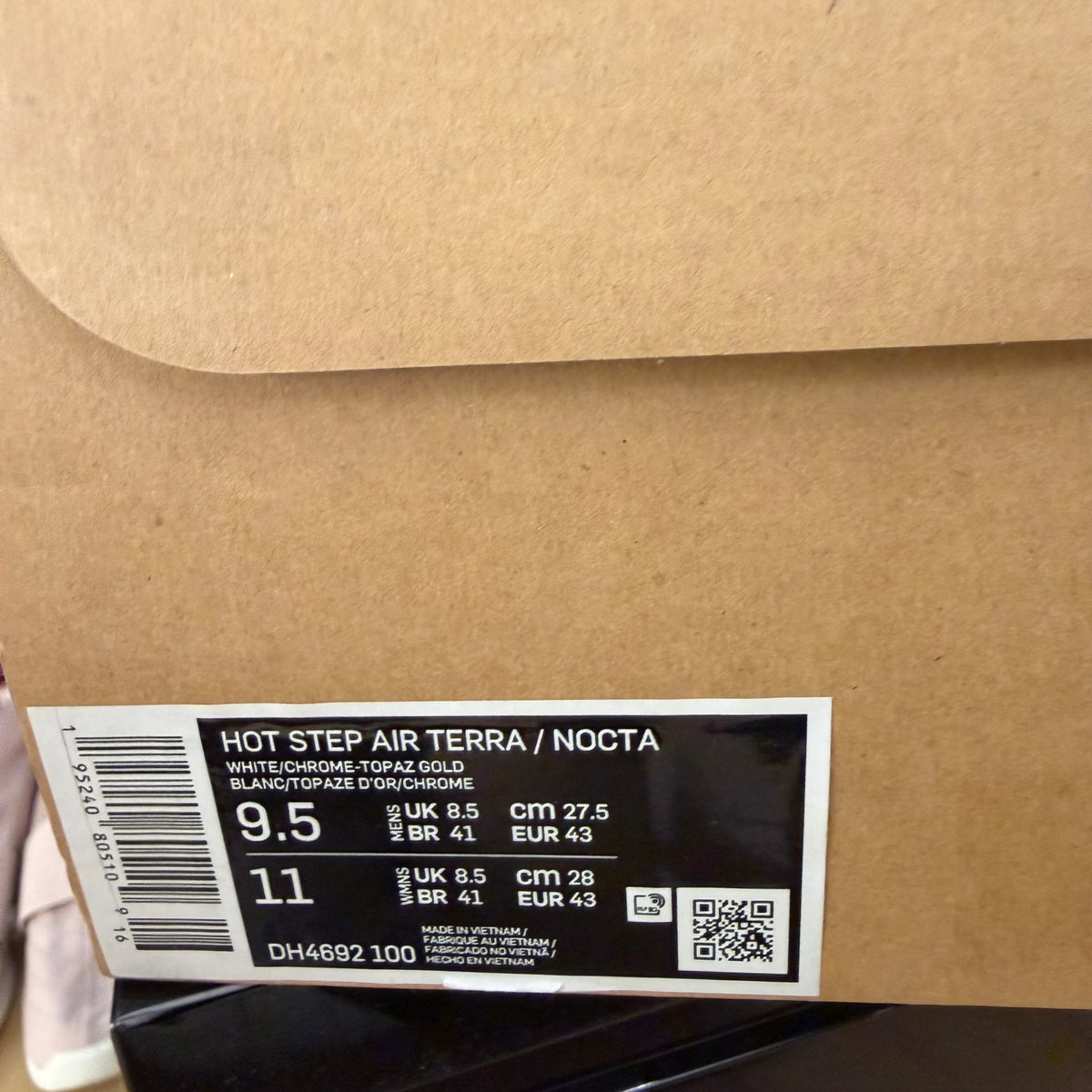 Nike Hot Step Air Terra Drake NOCTA White (yellowing)