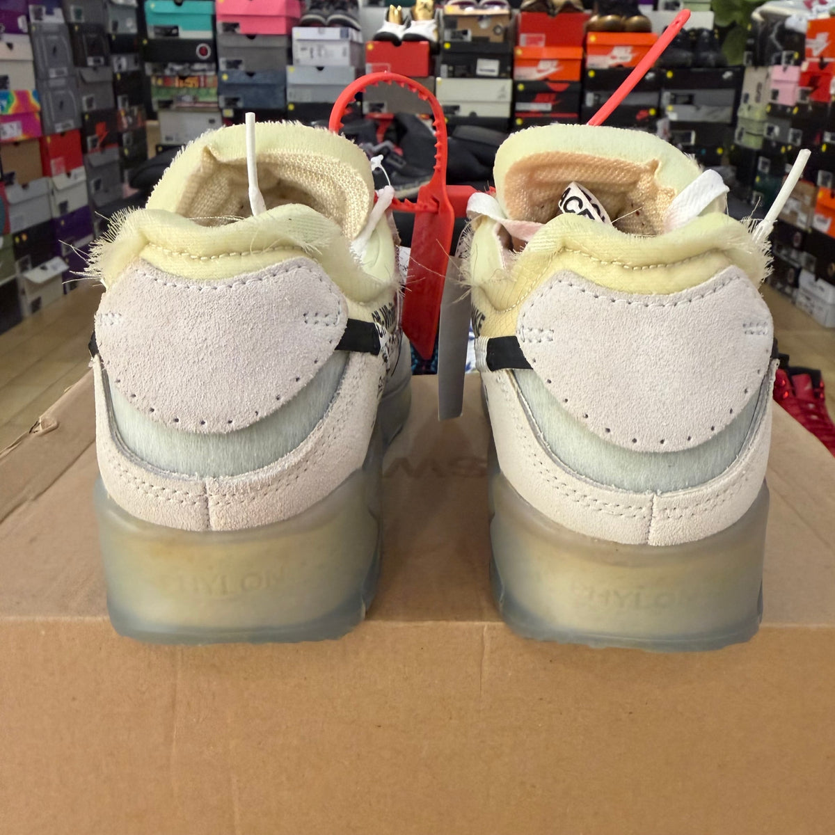 Nike Air Max 90 Off-White (New but yellowing)