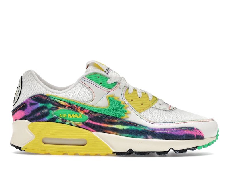 Nike Air Max 90 Grateful Dead University of Oregon Grateful Ducks SZ 7 MISSING LID