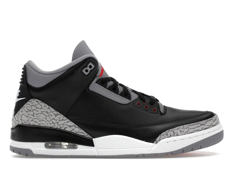 Jordan 3 Retro Black Cement (2024) SZ 10.5 MISSING LID