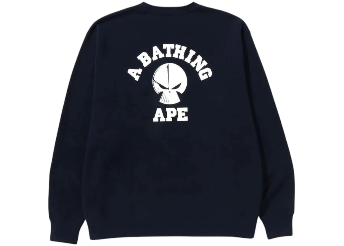 BAPE x Neighborhood Relaxed Fit Crewneck Navy