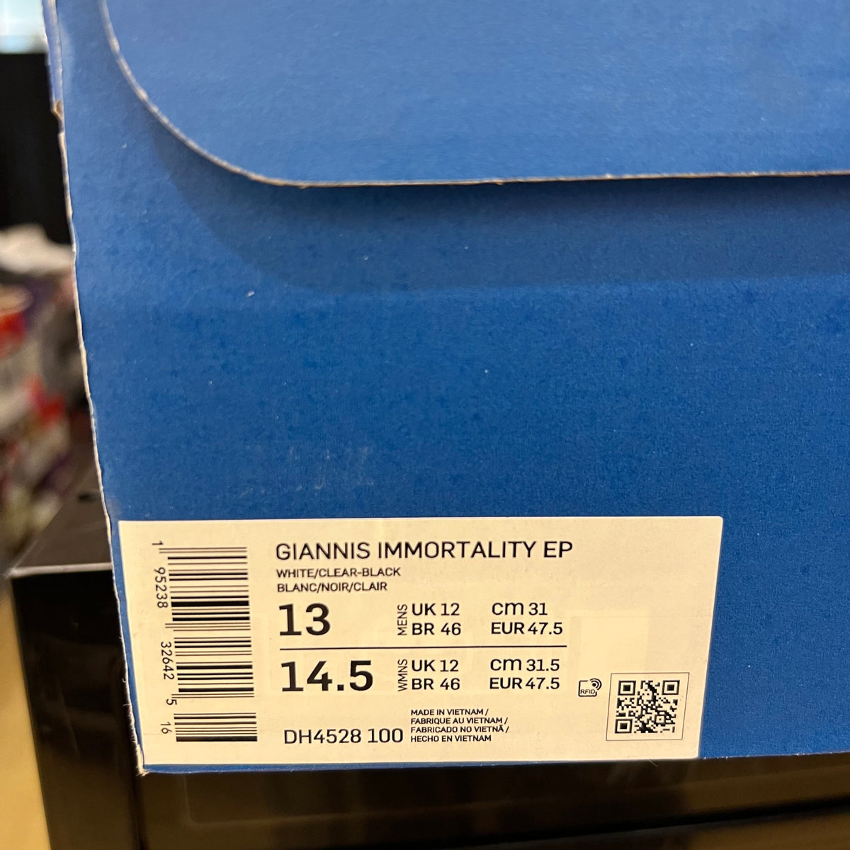 Nike Giannis Immortality Aqua Fresh used