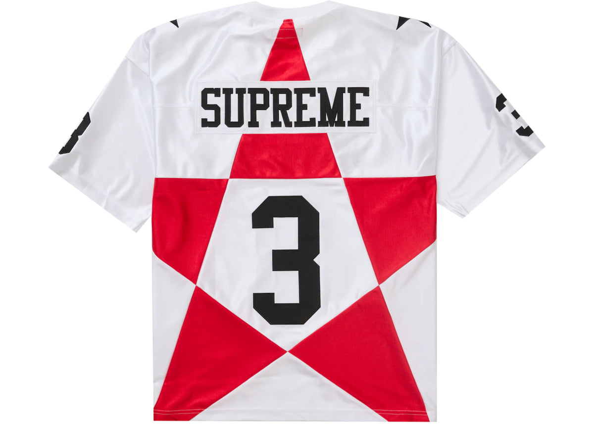 Supreme Star Football Jersey White New without tags