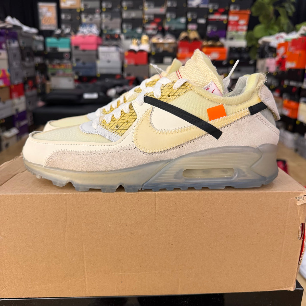Nike Air Max 90 Off-White (New but yellowing)