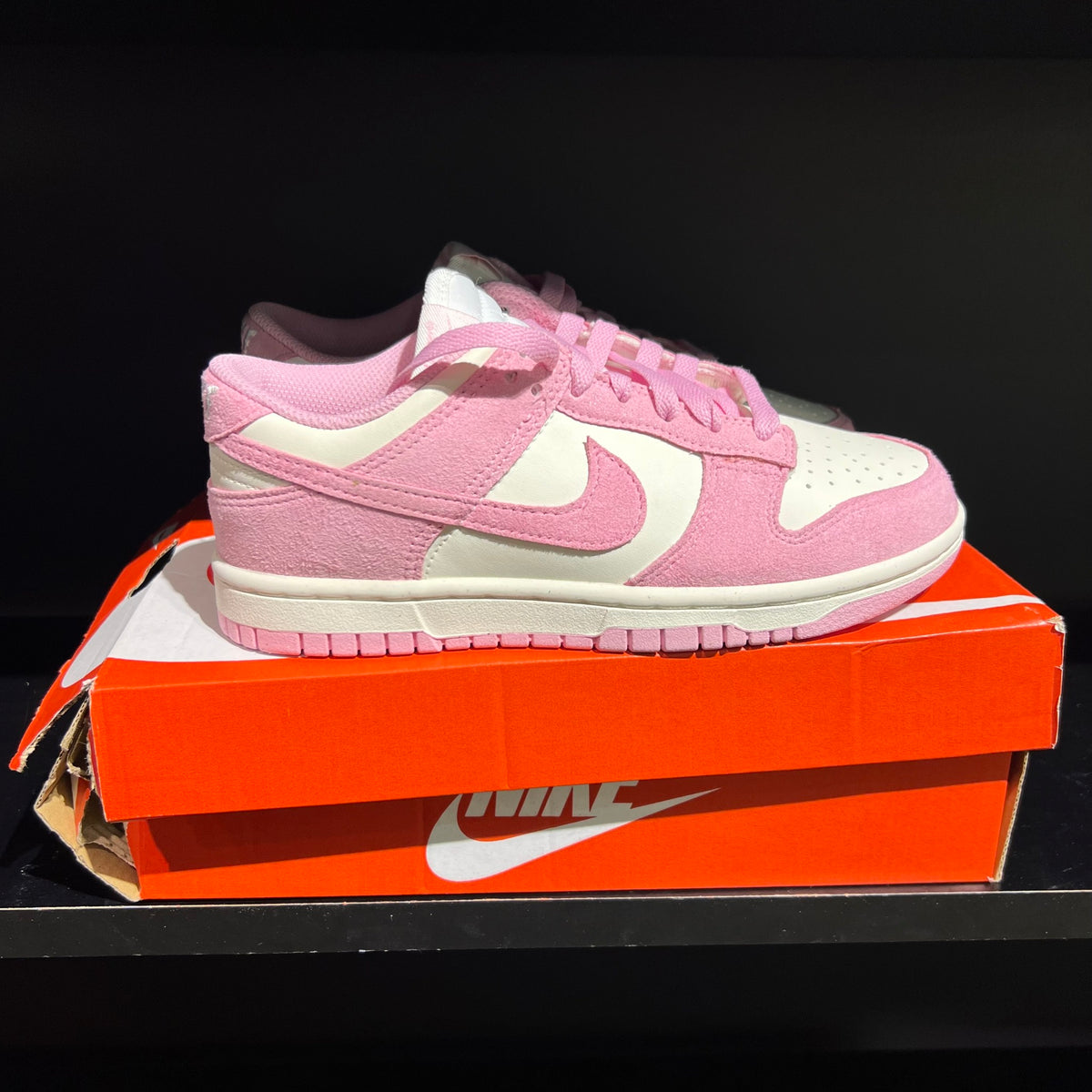 Nike Dunk Low Next Nature Pink Rise Sail (Women's) damaged box