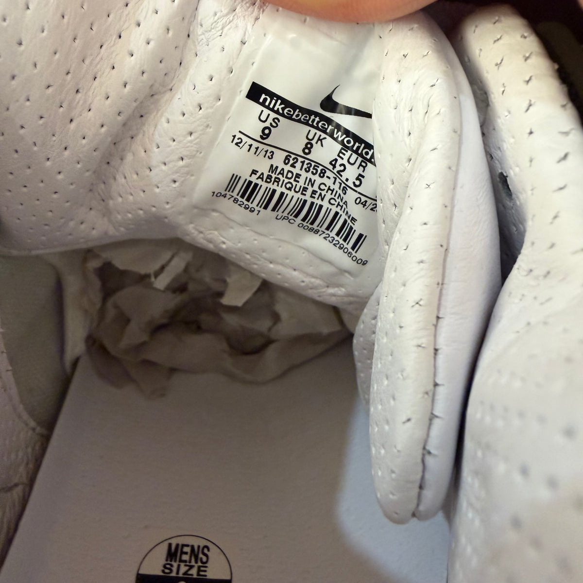 Nike Air Tech Challenge II French Open (2014) yellowing 