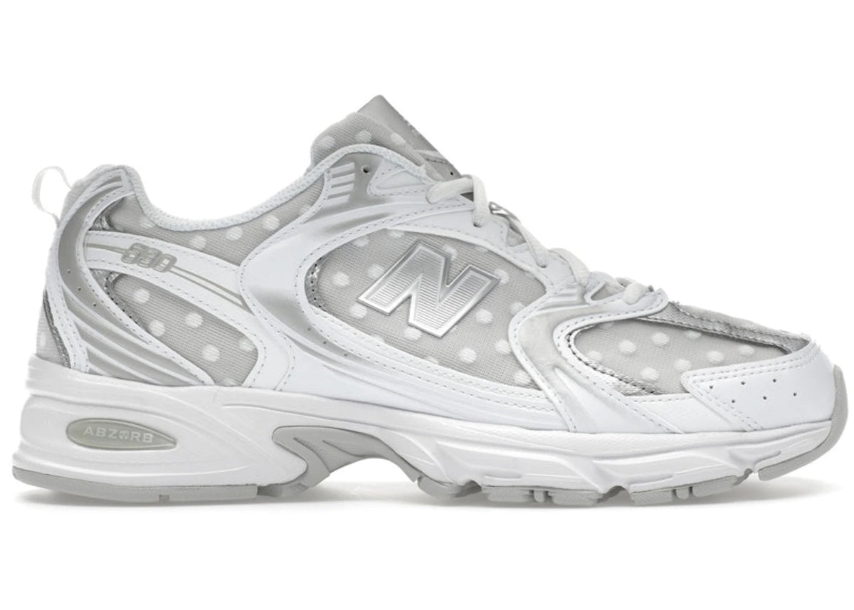 New Balance 530 Silver Metallic Polka Dots