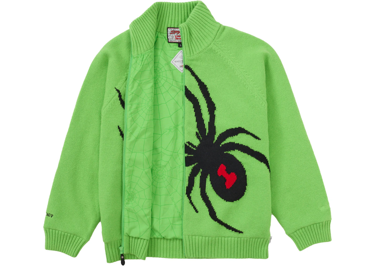 Supreme Spyder WINDSTOPPER Zip Up Sweater Green