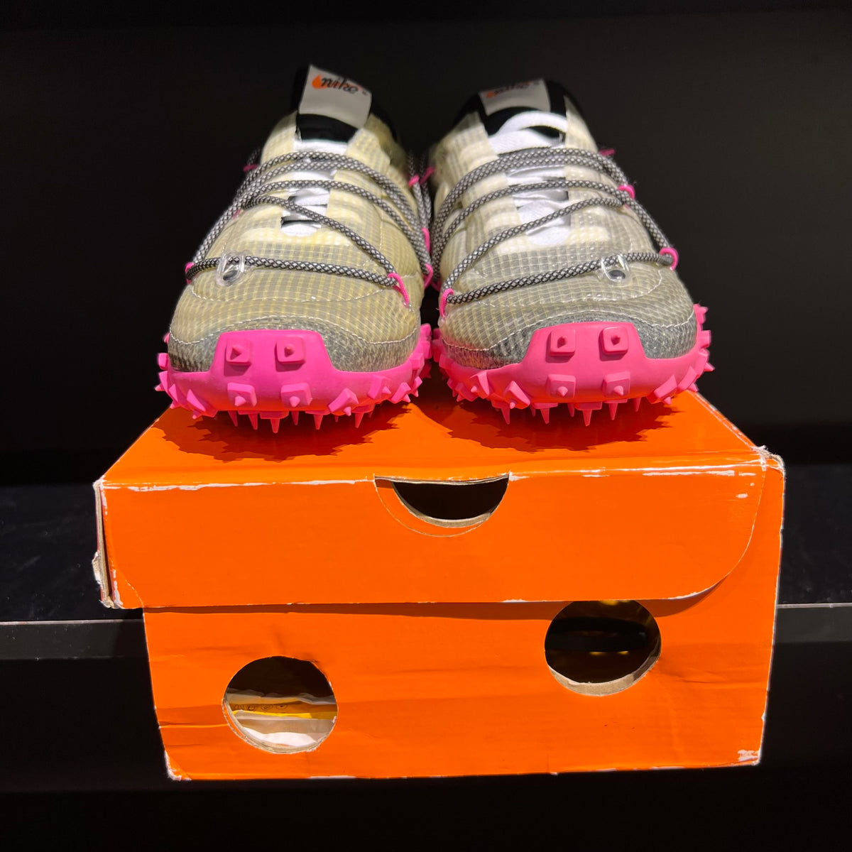 Nike Waffle Racer Off-White Black (Women's) used