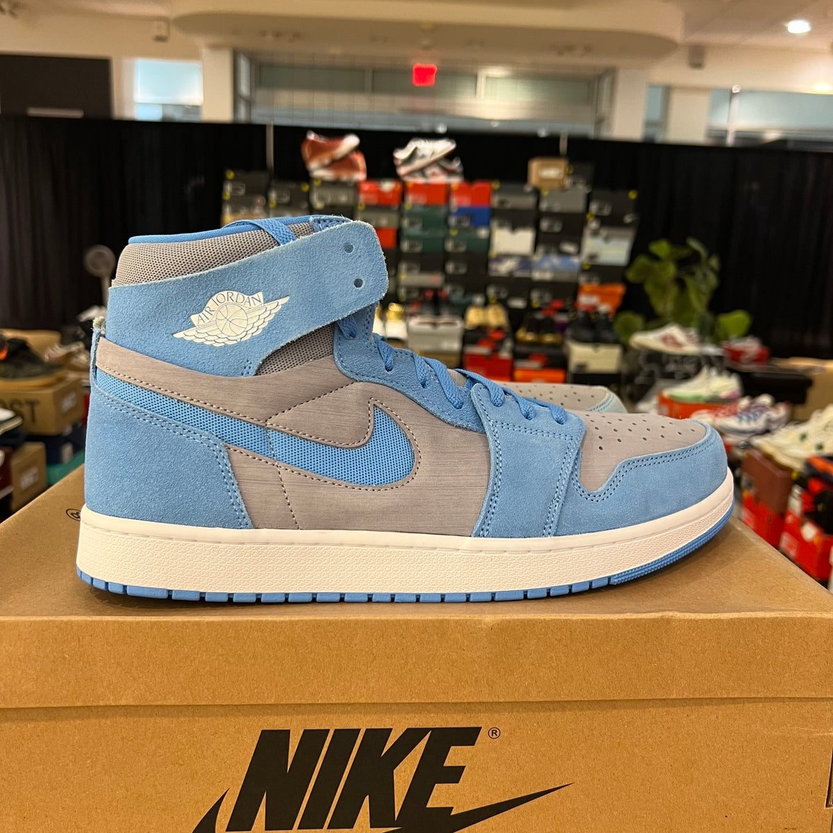 Jordan 1 High Zoom Air CMFT 2 Cement University Blue used yellowing