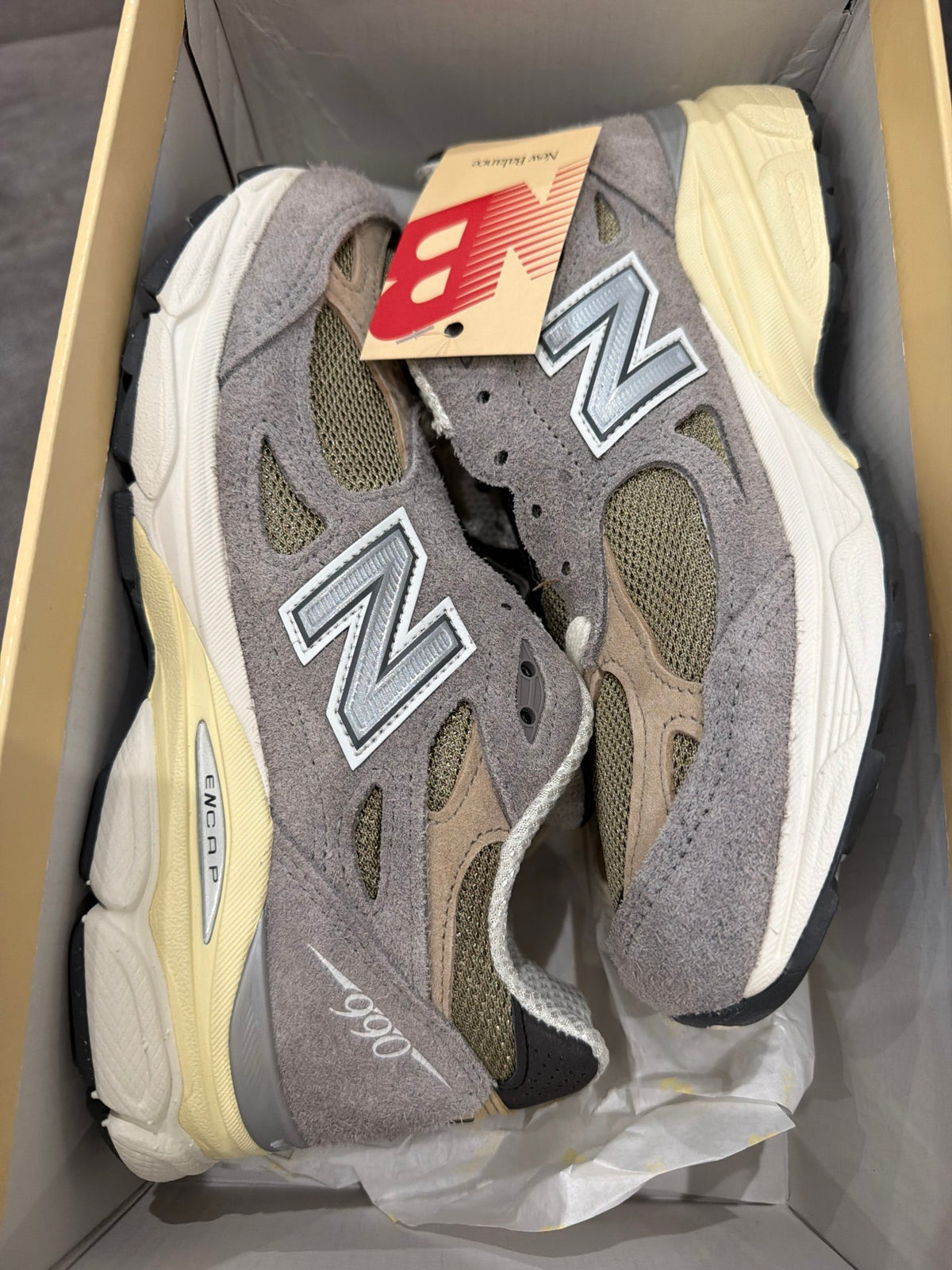 New Balance 990v3 MiUSA Teddy Santis Marblehead Incense