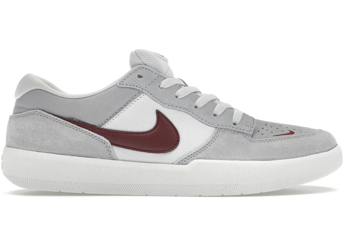 Nike SB Force 58 Platinum Tint Dark Red