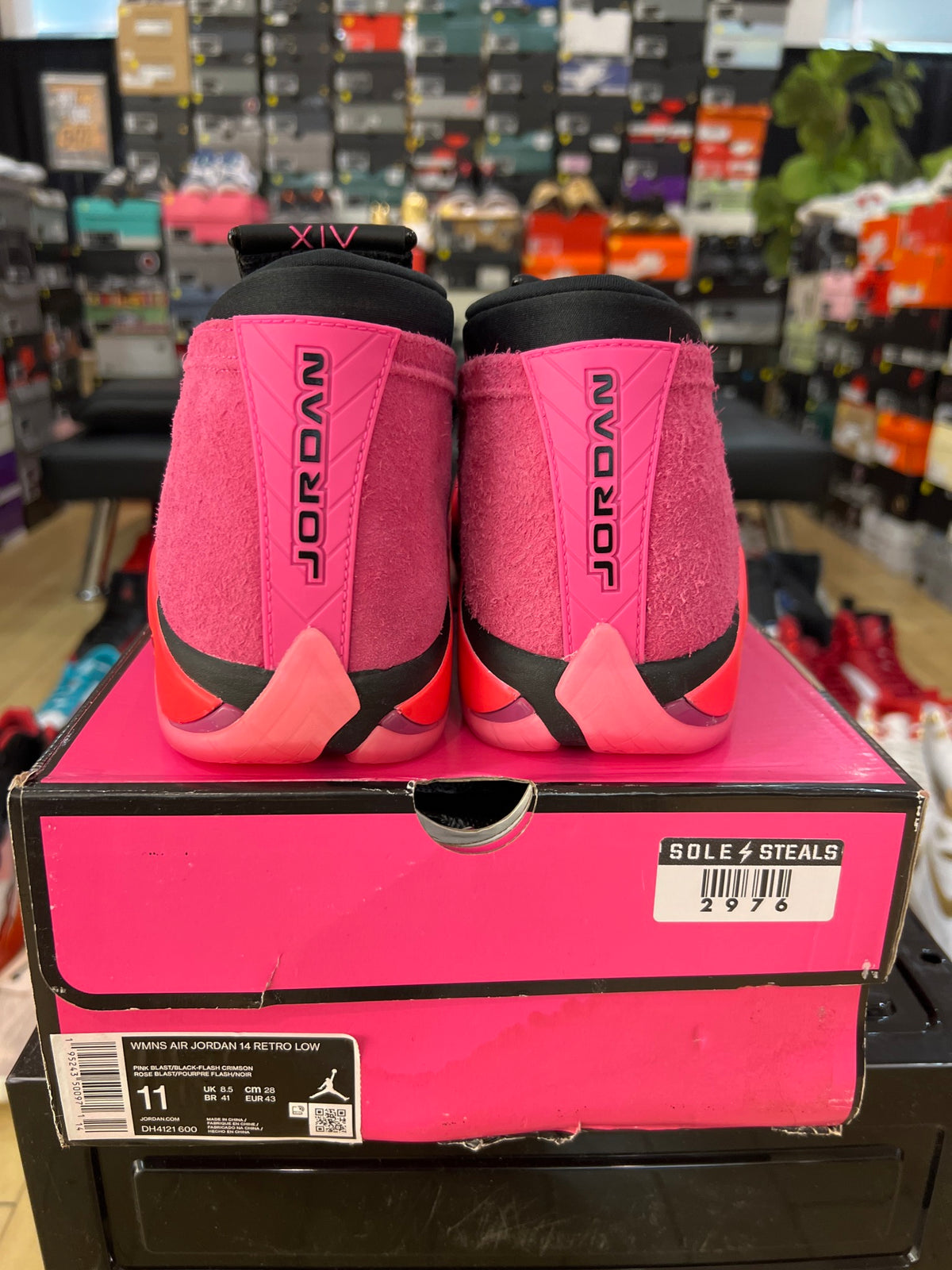 Jordan 14 Retro Low Shocking Pink (Women's) b grade