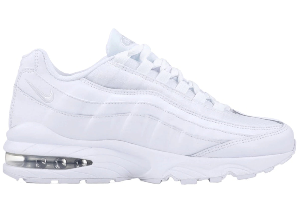 Nike Air Max 95 White Metallic Silver (GS)