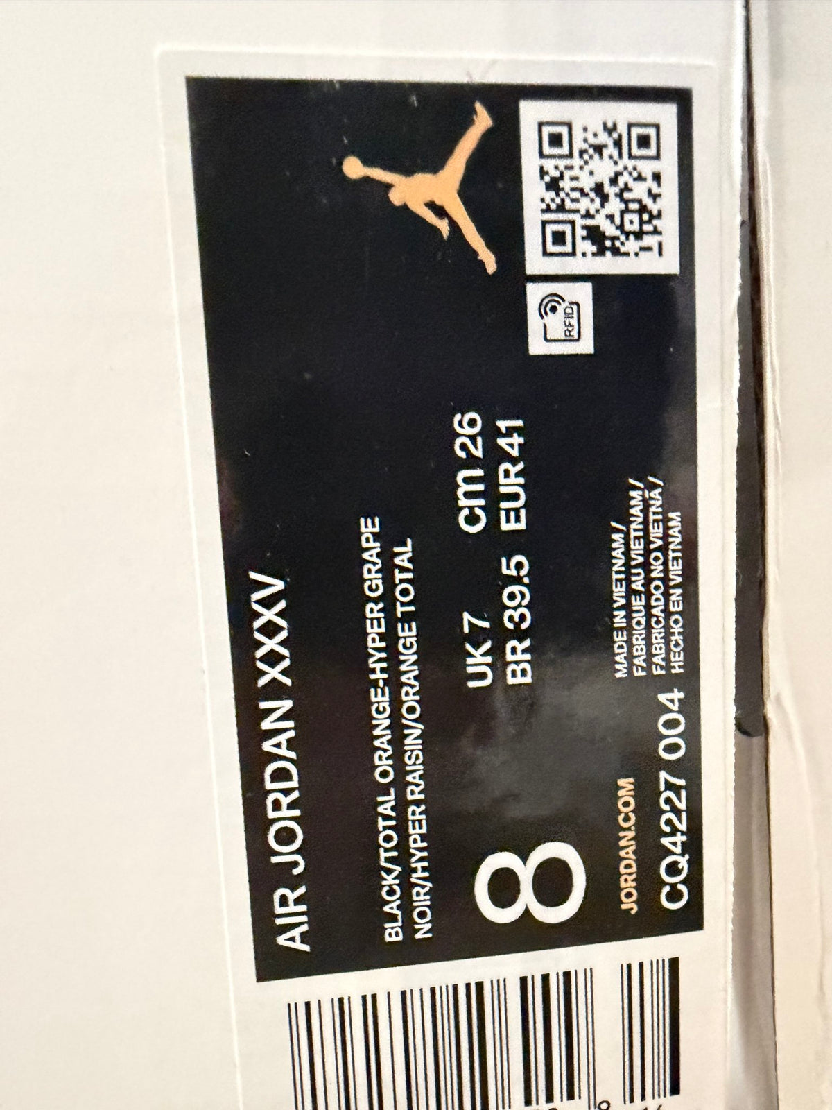 Air Jordan 35 'Sunset' CQ4227-004