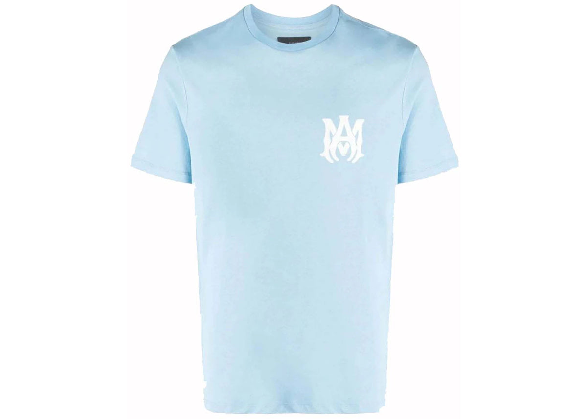 AMIRI MA Logo T-Shirt Light Blue
