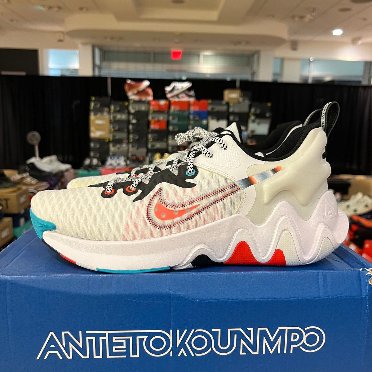 Nike Giannis Immortality Aqua Fresh used