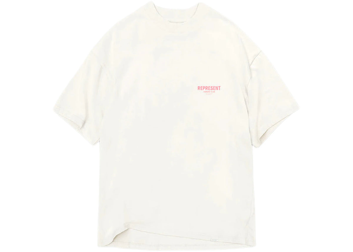 Represent Owners Club T-Shirt Flat White/Bubblegum