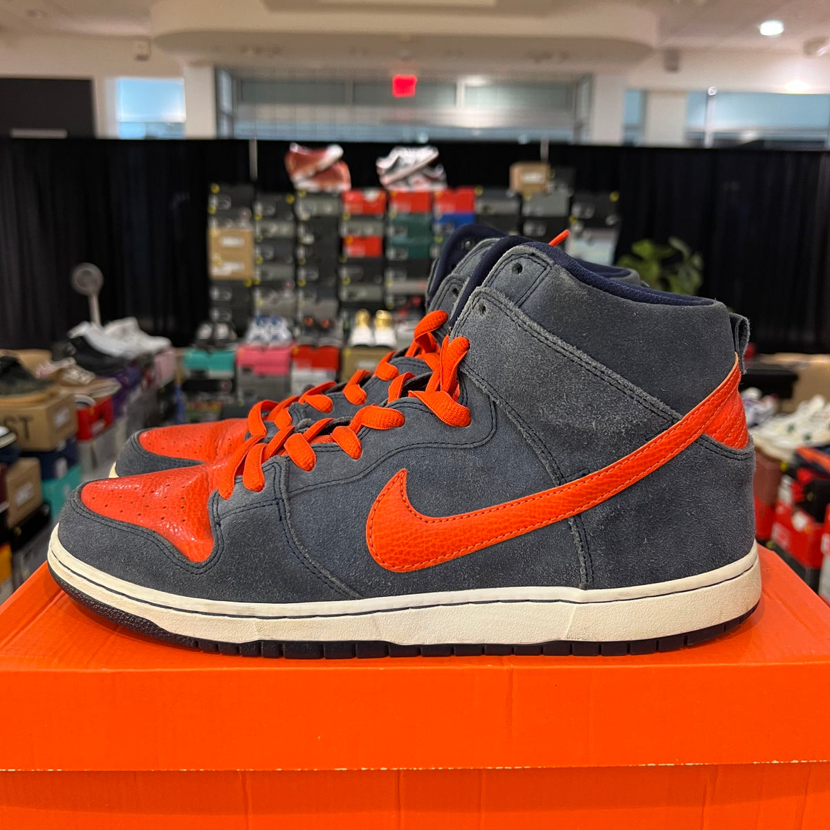 Nike SB Dunk High Syracuse used rep box