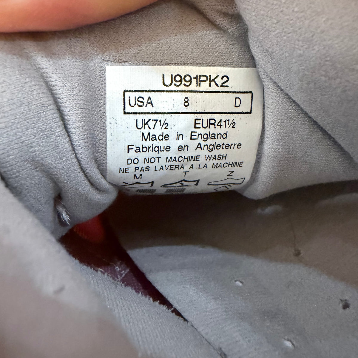 New Balance 991v2 MiUK Brandied Apricot (used)