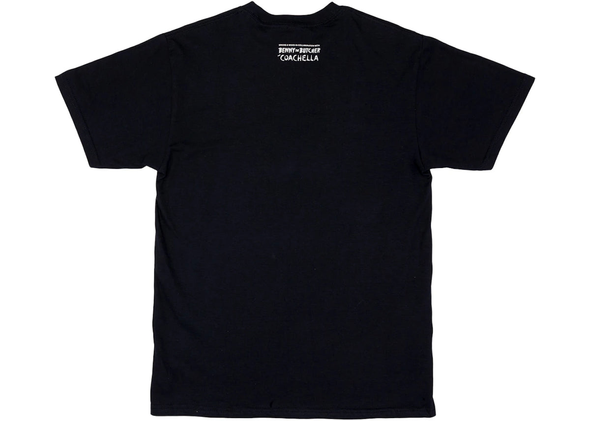 DropX™️ Exclusive: Benny the Butcher x Bricks & Wood x Coachella Instructions Tee Black