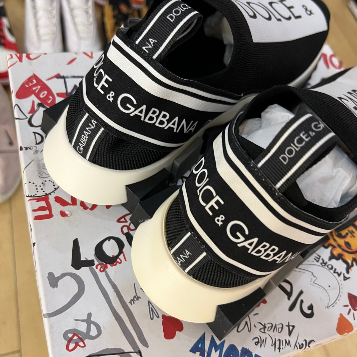Dolce & Gabbana Sorrento Melt Black White
