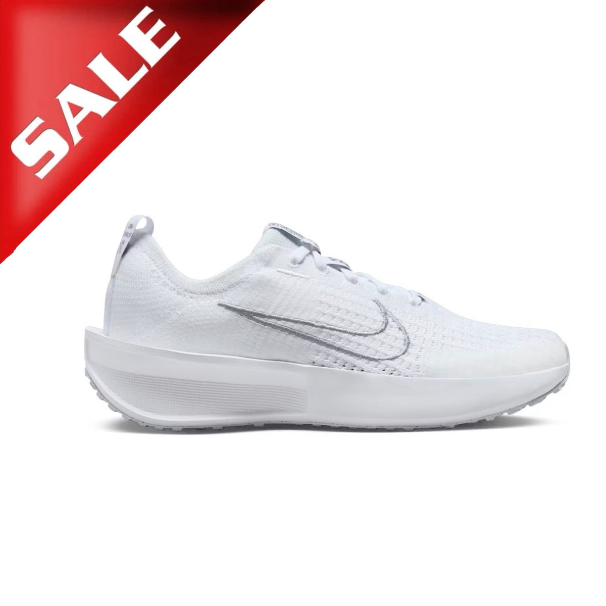 Nike Interact Run White Pure Platinum Metallic Silver (Women's)