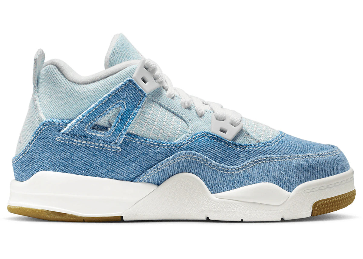 Jordan 4 Retro TEX Denim Worn Blue (PS)