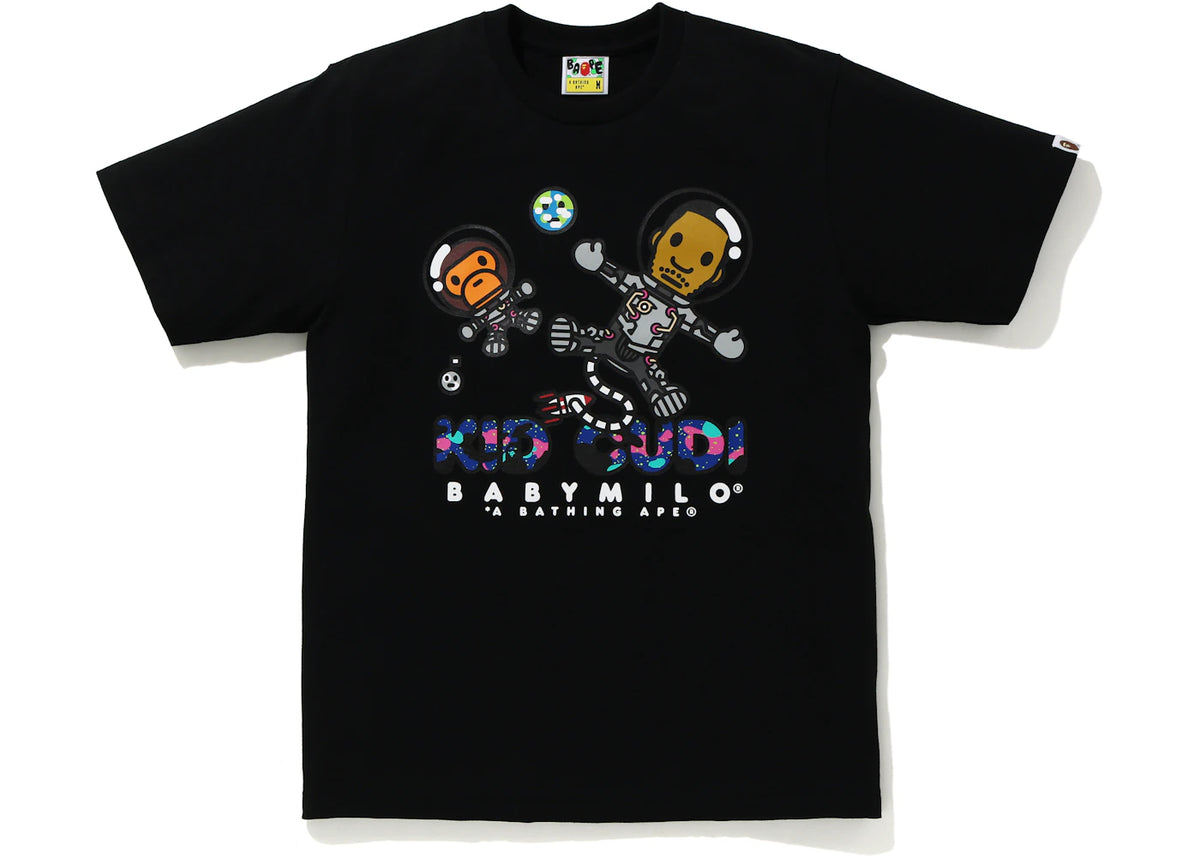 BAPE x Kid Cudi Baby Milo Moon Man Tee Black