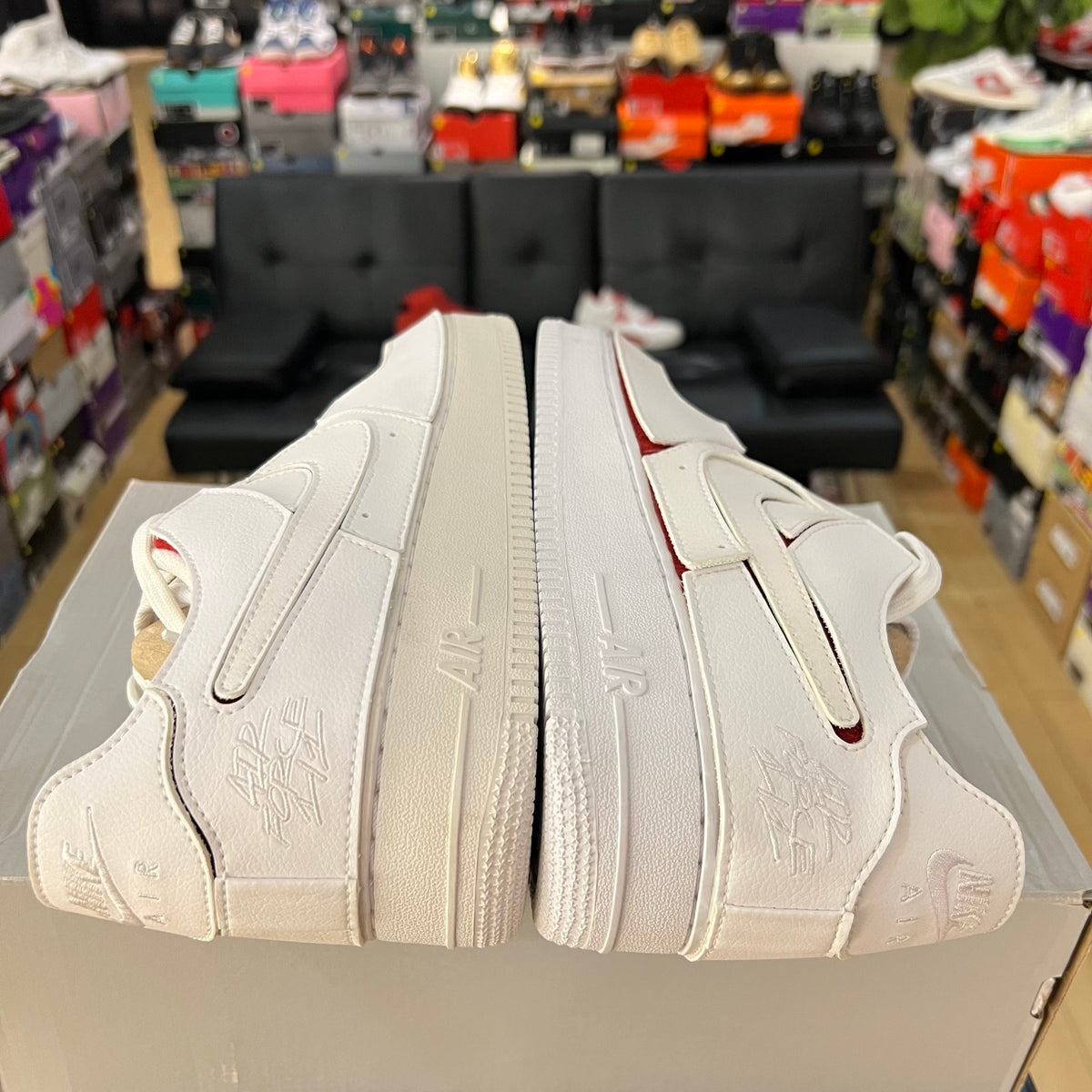 Nike Air Force 1/1 White Varsity Red used