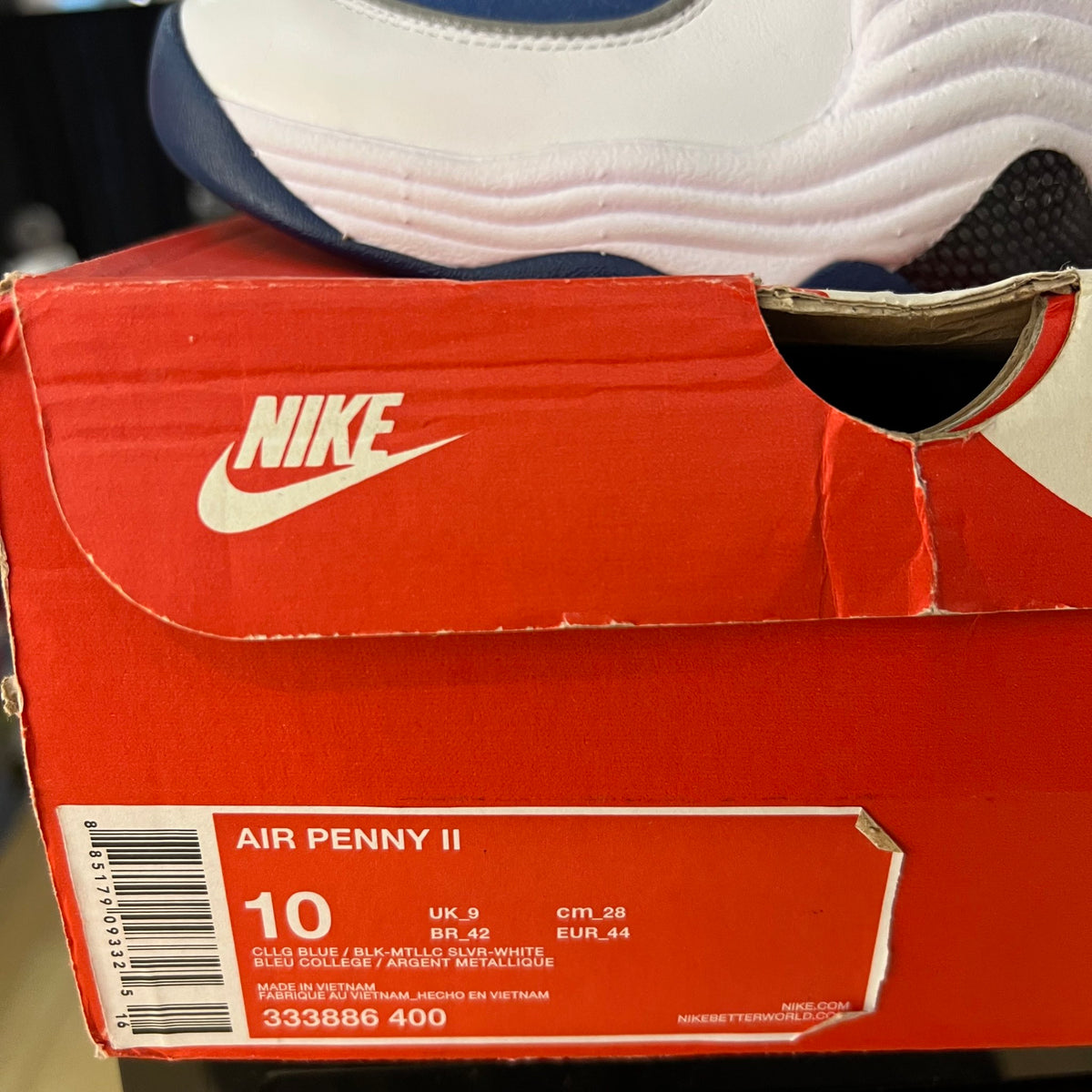 Nike Air Penny II Orlando (2015) used damaged box 