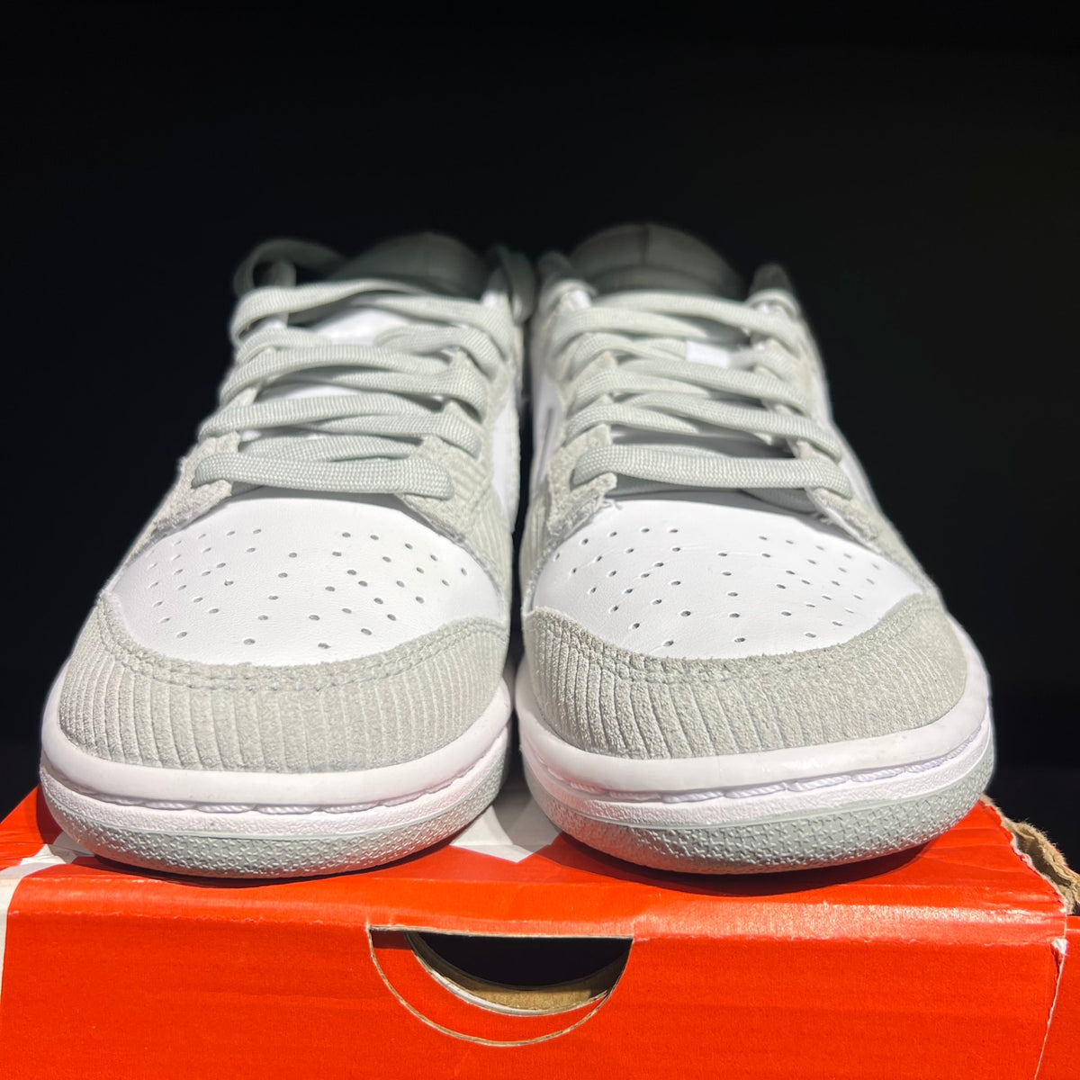 Nike Dunk Low Light Silver Corduroy (Women's) used