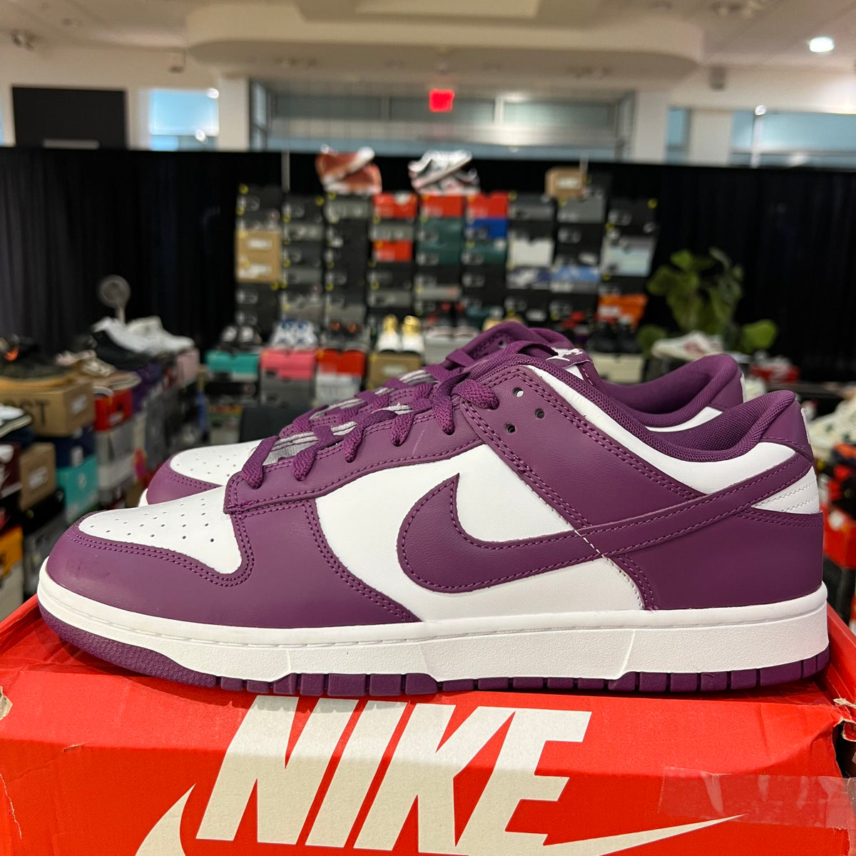 Nike Dunk Low White Viotech used damaged box 