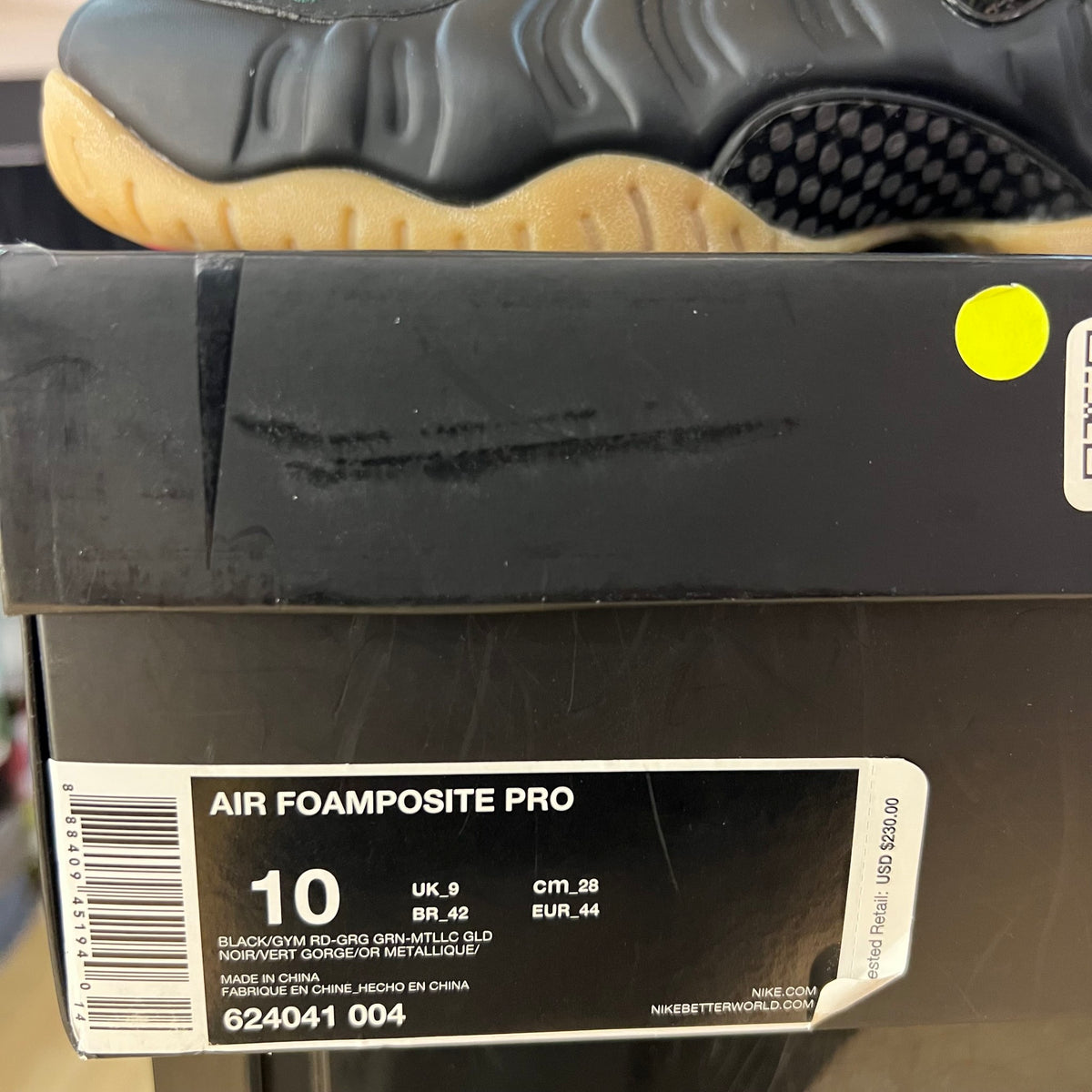 Nike Air Foamposite Pro Gucci used